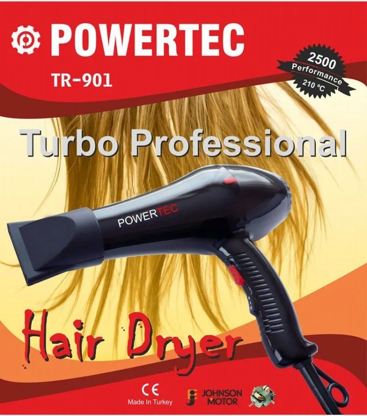 POWERTEC TR 901 профессиональная выдувная машина и фен|Фены для волос| |