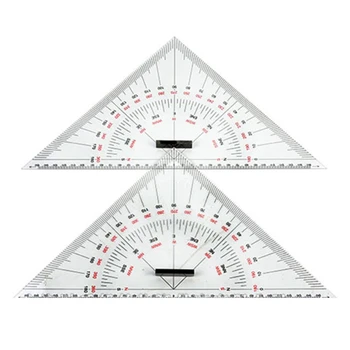 

Chart Drawing Triangle Ruler for Ship Drawing 300mm Large-Scale Triangle Ruler for Distance Measurement Teaching Engineering Des