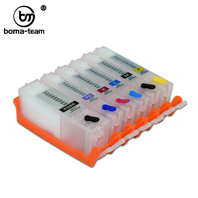 

PGI480 PGI-480 CLI-481 Refill Ink Cartridge compatible For Canon PIXMA TS6140 TR7540 TR8540 TS8140 TS9140 Printers