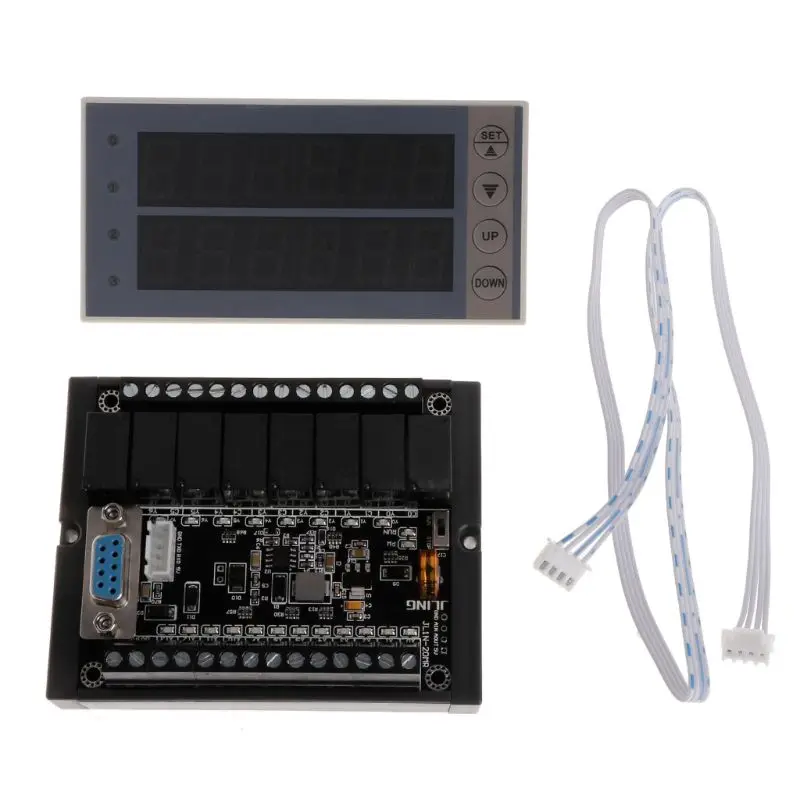 

PLC FX1N-20MR & Rail Type Housing & PLC Display Relay Module Delay Module 10-28V