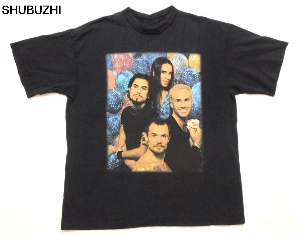 

RED HOT CHILI PEPPERS Vintage T Shirt Tour Concert 1996 One Hot Minute BAND Summer Short Sleeves Cotton T-Shirt Fashion