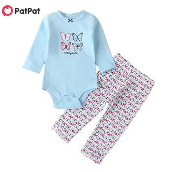 

Infant baby girl clothing sets 2020 Spring Fall cute Romper+Pants Leggings 2 Pieces Newobrn Baby girl clothes outfits