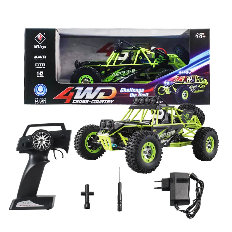 WLtoys 12428 4WD 1/12 2 4G 50 км/ч электрической щеткой RC багги внедорожник автомобиль