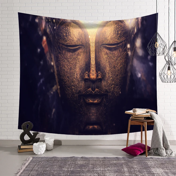 Buddha Tapestry Wall Hanging Large Mandala Elephant Fabric BedroomDecor RugBlanket Yoga Carpet Mat Blanket | Дом и сад
