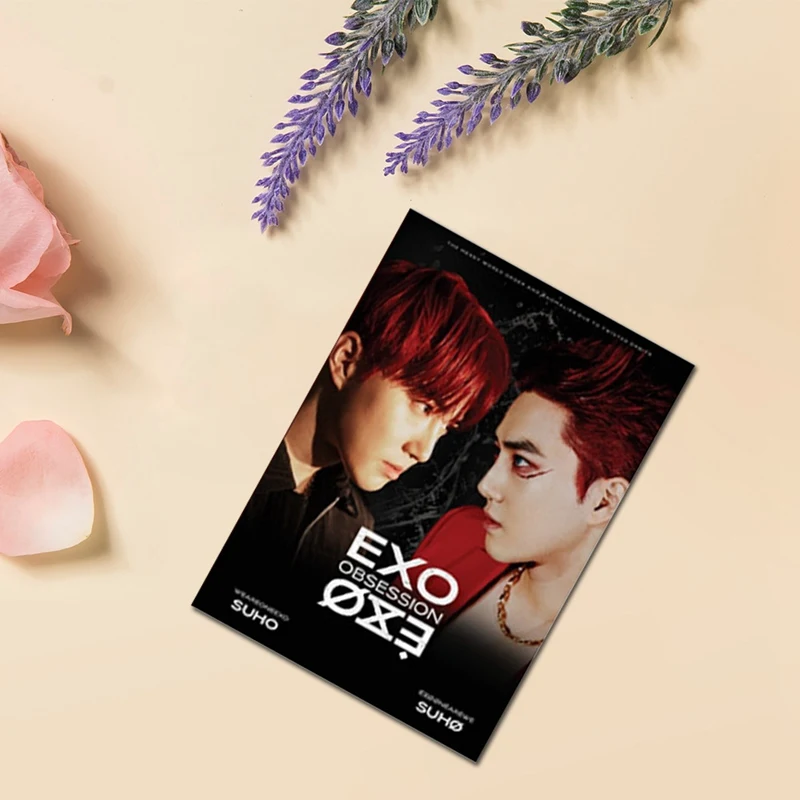 

KPOP EXO 6th Album OBSESSION Official A5 Notebook Fans Gift Collection Stationery