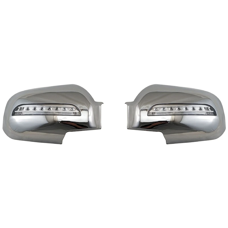 Чехлы на зеркало автомобильной двери со светодиодом для Hyundai Tucson 2006-2009 ABS Chrome |