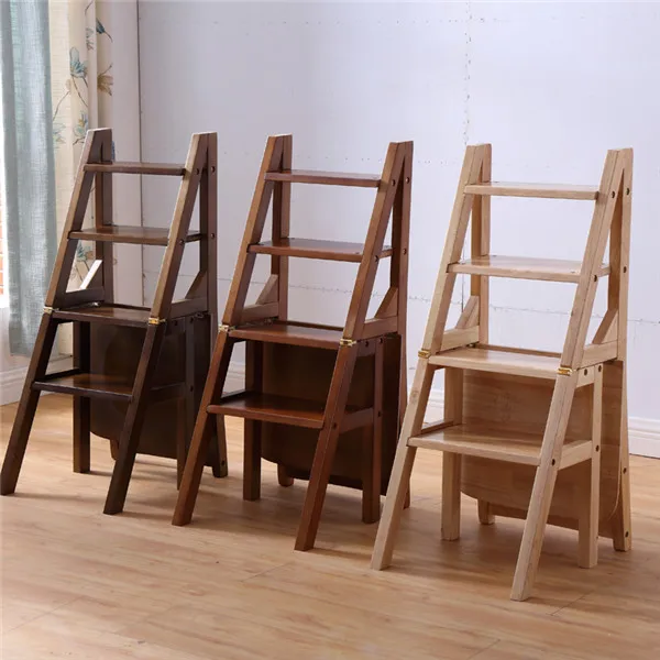 『Cheap!!!』- Wooden Folding Library Ladder Chair Kitchen Furniture
Step Ladder School Convertible Ladder Chair Step Stool
Natural/Honey/Brown