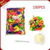 111pcs Multicolor Latex Filling Water Balloon Kids Summer Outdoor Beach Toy Easy Kit Latex Filling Water Bomb Ball Fight Games 1