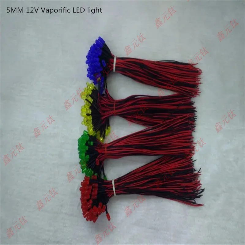 

3MM/5MM 12V LED lighting Beads red yellow blue green white orange 20CM Lamp line highlight 20pcs/lot