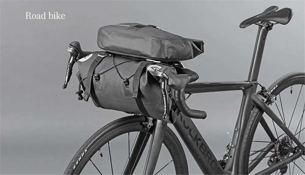 ROCKBROS 14-15L/5-6L велосипедная Передняя сумка Водонепроницаемая передняя трубка велосипедная сумка на руль MTB велосипедная передняя рама сумка Аксессуары для велосипеда