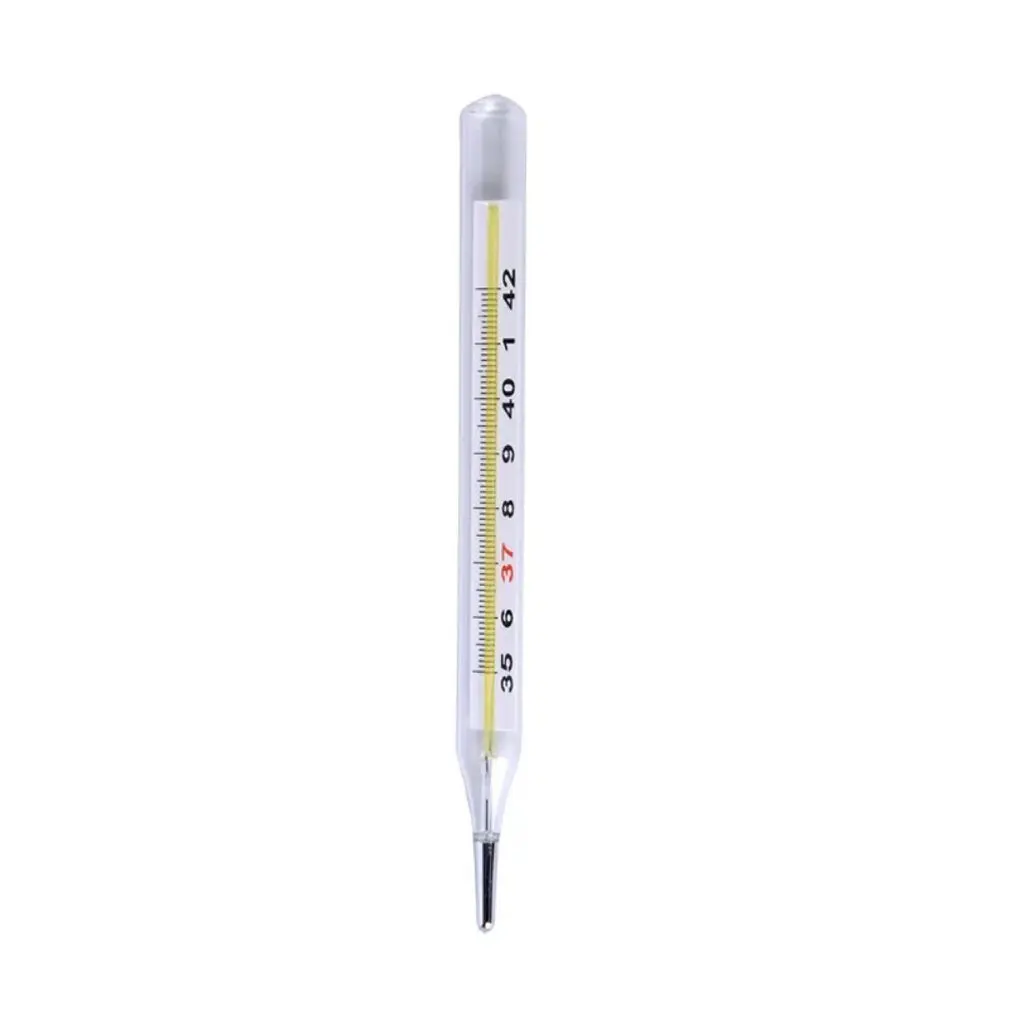

2pcs mercury glass thermometer Probe digital thermometer professional health tool Body temperature measurement for Baby
