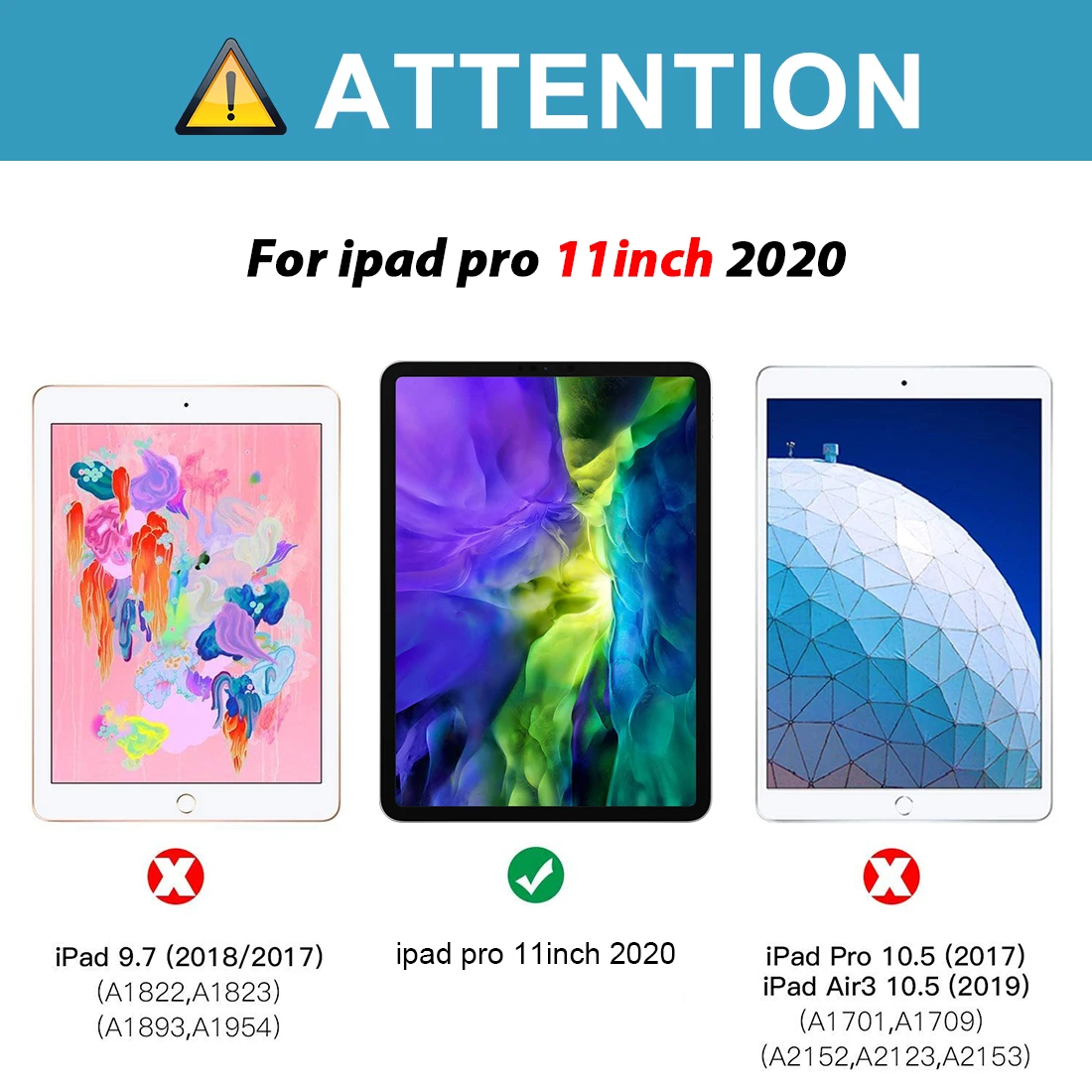 Клавиатура для iPad Pro 11 I 2020 чехол с французской/немецкой клавиатурой планшета