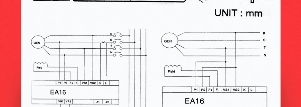 Хорошая цена EA16A Регулируемый регулятор напряжения модуль Kutai генератор Запчасти Электронные компоненты поставки