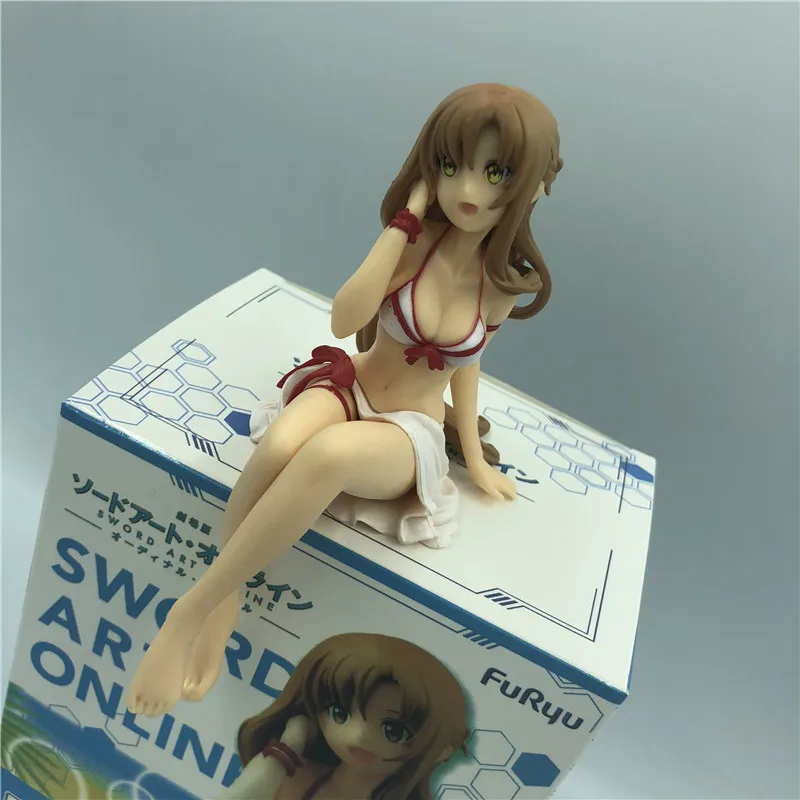 Купальник Asuna sмеч Art Online милый сидящий купальник Ver. ПВХ фигурка САО Юки Асуна
