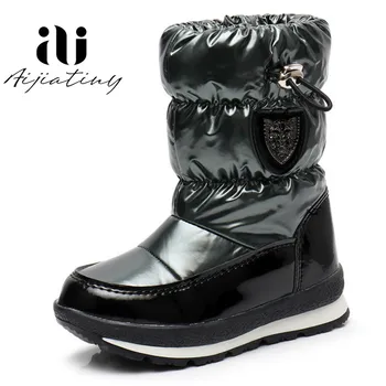 

Fashion Children's Shoes Wool winter boots kids waterproof boots for girls -30 Degree Keep Warm Girls Boys Snow Boots 2020