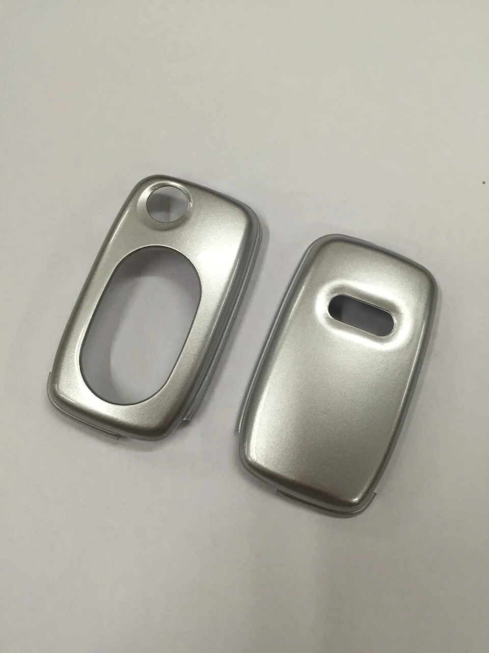 TT MK1 A4 B6 A6 C5 GHXSport Gloss Silver Color Flip Key Remote Key Protection Case for Audi A3 8L A4 B5 TT MK1 A4 B6 A6 C5 GHXSport Gloss Silver Color Flip Key Remote Key Protection Case for Audi A3 8L A4 B5