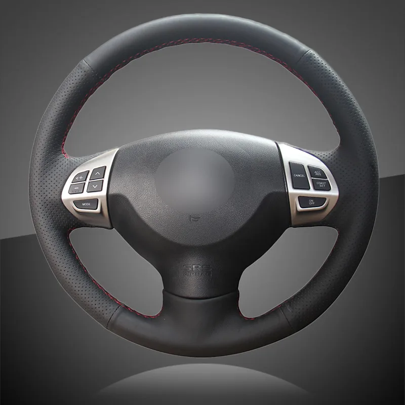 Оплетка на руль автомобиля для Mitsubishi Lancer X 10 2007 2015 Outlander 2006 2013 ASX 2010 прошитый