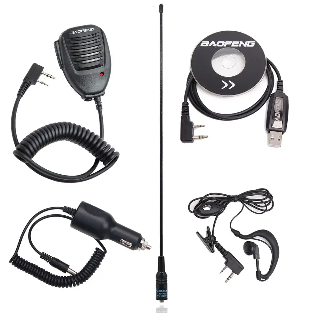 BaoFeng UV-5R портативная рация VHF/UHF136-174Mhz& 400-520Mhz Двухдиапазонная двухсторонняя рация Baofeng uv 5r портативная рация uv5r