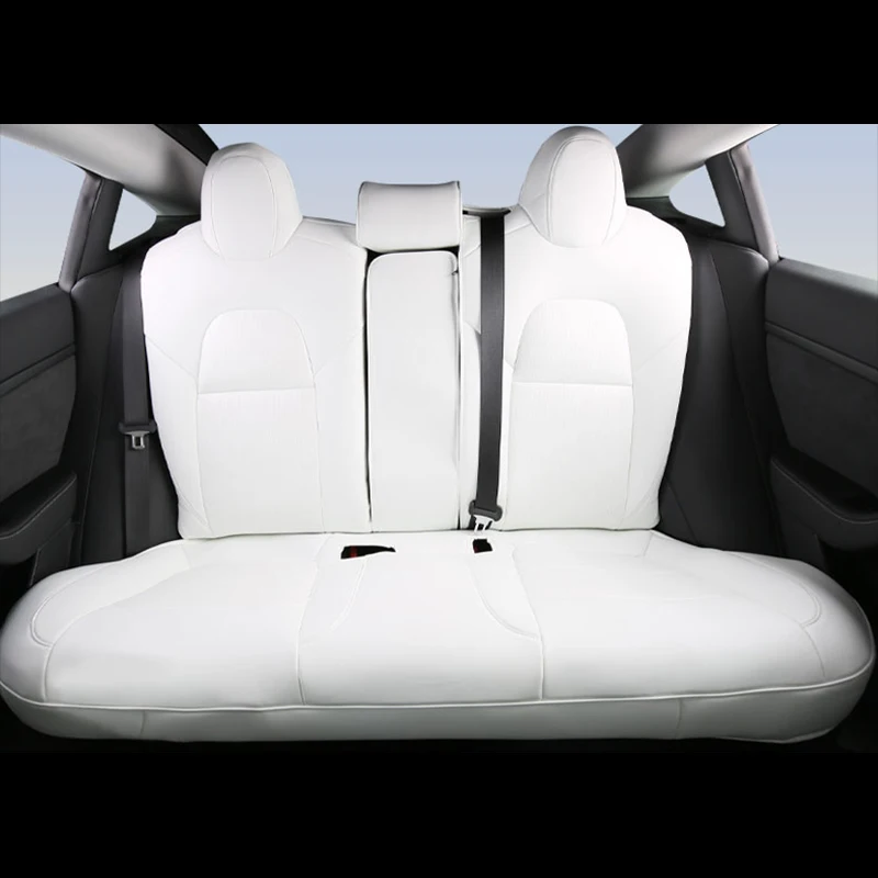 

5-Seat Car Seat Cover Protector Front Rear Seat for Tesla Model 3 Breathable Stain Resistant Accessories