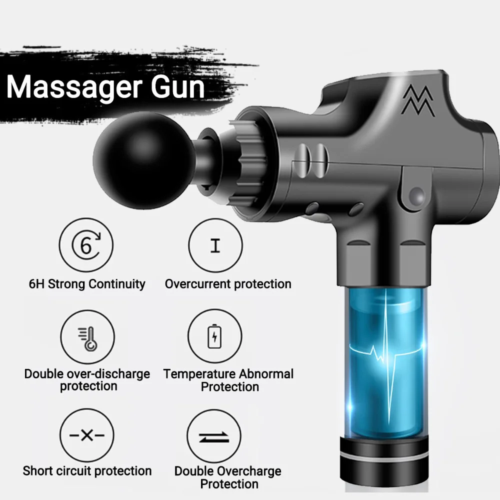 

Muscle Massage Gun Deep Tissue Massager Vibrating Therapy Gun Exercising Muscle Pain Relief Body Shaping Slimming