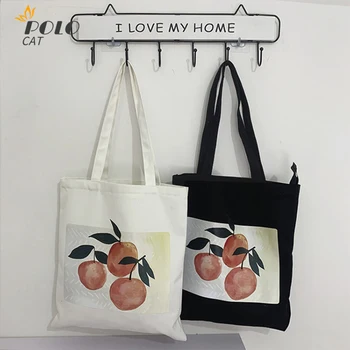 

Canvas Shoulder Tote Bag for Women 2020 Cotton Cloth Shopper Bags Ladies Handbags Eco Reusable Shopping Bag Fabric Beach Bag Sac