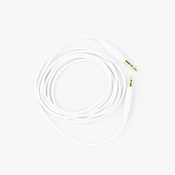 Enhanced 5.5ft/1.4M Audio Cable with 2.5mm to 3.5mm Connectors (White 120cm)