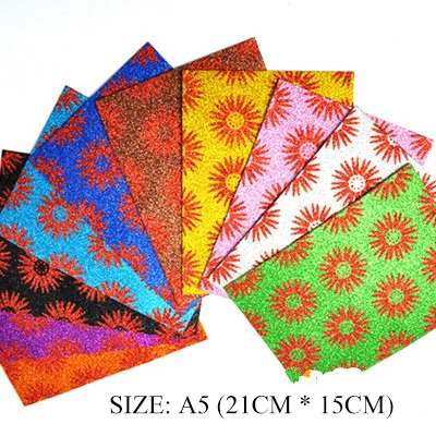 mixed colour C A4 10 шт. Flash Dikke Spons Papier Met резиновый Poeder EVA пена Papier DIY Papier Ambachtelijke Скрапбукинг Papier оригами украшения - Цвет: mixed colour C