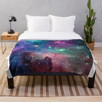 

Galaxy Blanket Wool Flannel Plush Blanket Bedspread For office Sherpa Blanket Couch Quilt Cover Travel