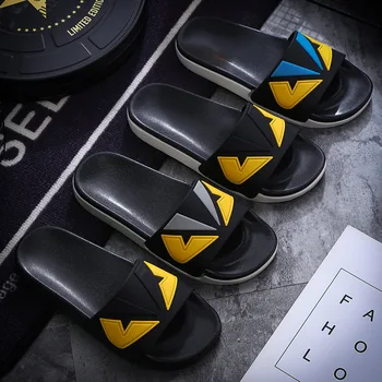 

High-end Thickened Sandals and Slippers Monster Theme Slippers Fashion Brand Outdoor Men 's Slippers for Outside 's Large Size