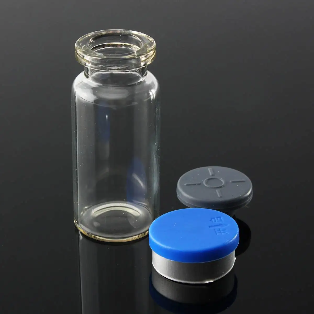 100 шт 10 мл прозрачный стеклянный флакон для инъекций/пробка с откидывающимися колпачками маленькие медицинские флаконы экспериментальные контейнеры для жидкостей
