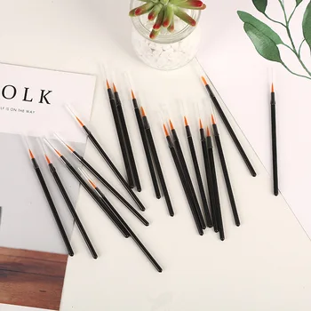 

100 PCS New black disposable lip brush lip outline brush eyebrow brush makeup brush cosmetic skin care CC82