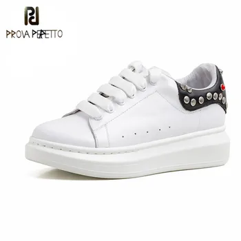 

Prova Perfetto Zapatos De Mujer Thick Bottom Shoes Leisure Womens Brogues Sandalias Mujer Shoes Metal Decoration Sneakers Shoes