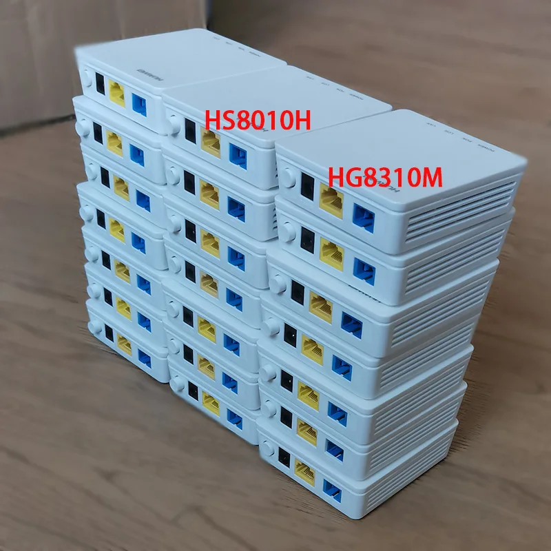 US $90.99 10pcs Onu Gpon Epon Ont Ftth Fiberhome Onu Modem Second Hand Hg8310m Hg8010h Hg8010c 1ge Gpon Epon Onu Ont