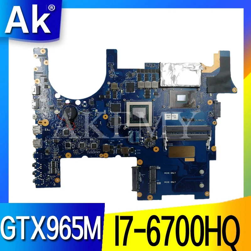  For ASUS ROG G752V G752VT G752VY G752VL Laotop Mainboard G752VL Motherboard W/ GTX965M I7-6700HQ