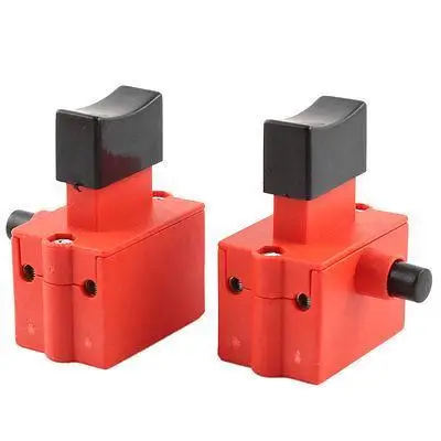 AC 250 V/12A 125 V/20A DPST тип блокировки триггер переключатель электрического инструмента 2 шт