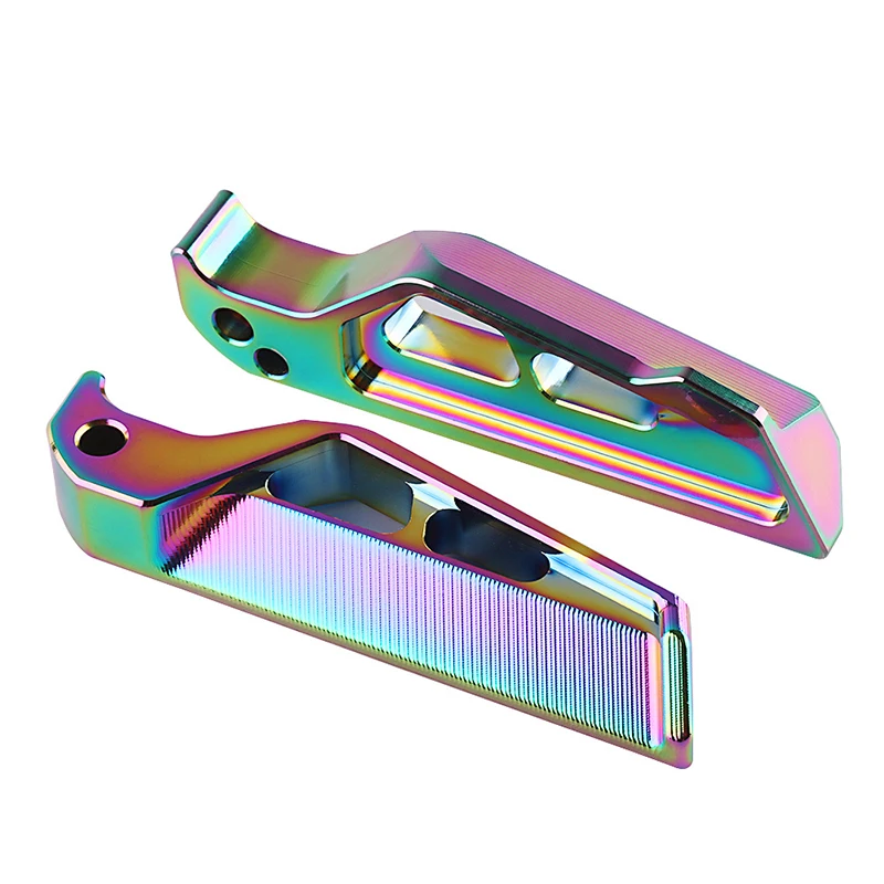 Универсальные подножки для мотоцикла с ЧПУ разноцветные педали из алюминиевого