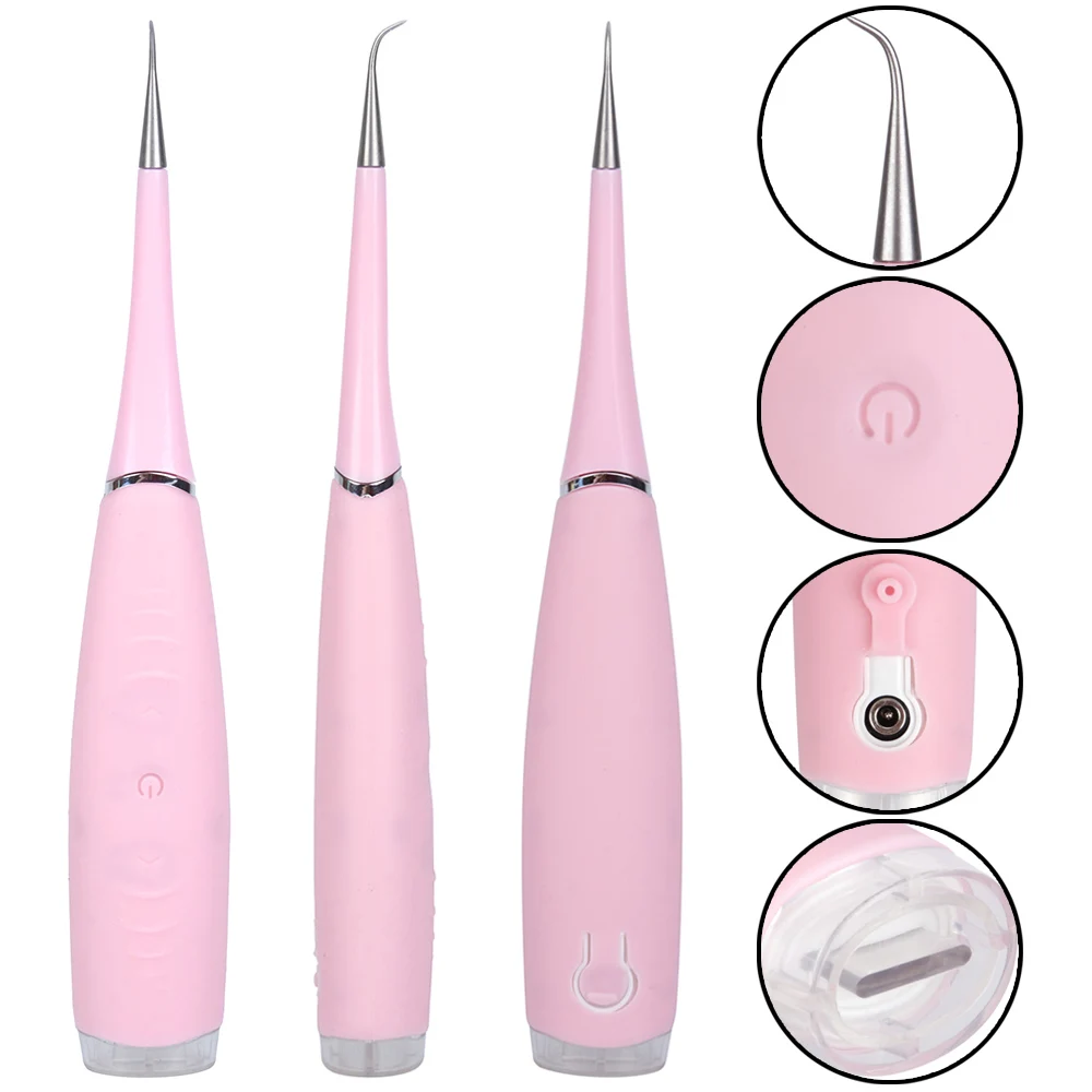 Sonic Electric Ultrasonic Dental Scaler Tooth Calculus Remover Cleaner Tooth Stains Tartar Tool Whiten Teeth Tartar Remove