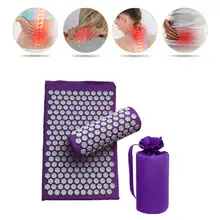 3pcs/set Hot Sale Yoga Mats Wear-resistant Portable Spike Relieve Stress Pain Pad Lotus Acupuncture Massage Yoga Pillow