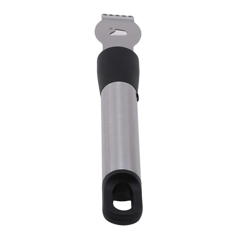 black Stainless Steel Fruit Peelers Vegetable Stainless Steel Peeler Grips Lime Zest Peeling Knife Tool Lemon Orange Zester Grater - Цвет: black