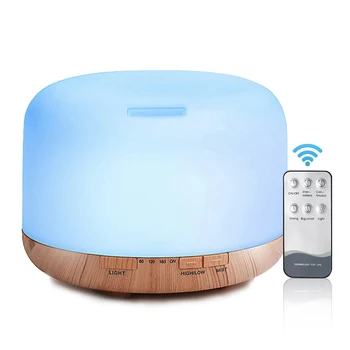

500ml aroma diffuser Ultrasonic Air Humidifier Essential Oil Diffuser Lamp Aromatherapy Aroma Diffuser Mist Maker