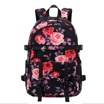 

Backpack USB Korean Oxford Business Travel Bag Outdoor Leisure Schoolbag Printed Waterproof Backpack