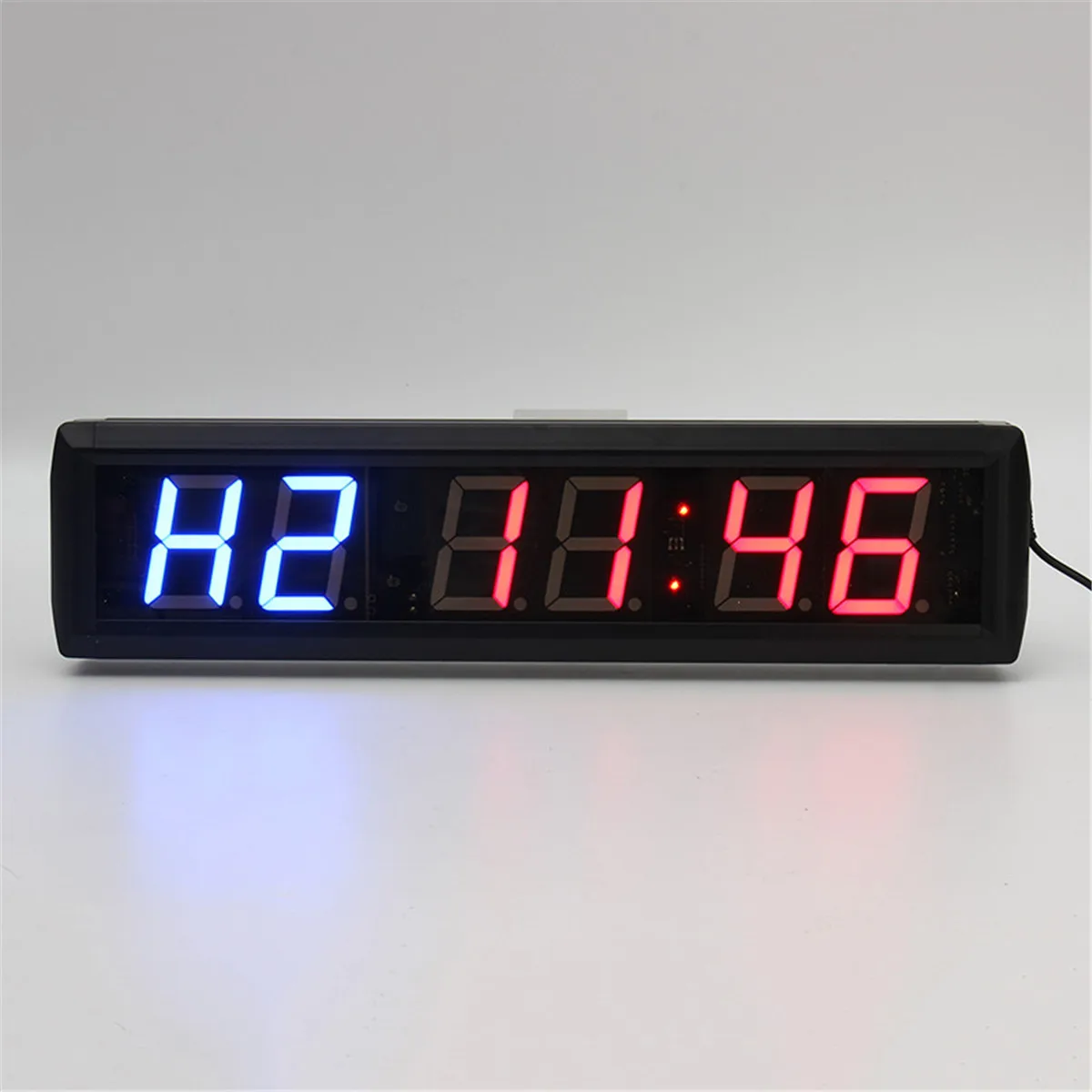 2.3" Digital Wall Clock LED~ Interval Timer with Remote controller Home Gym For Tabata Fitness Timer Exercise Equipment