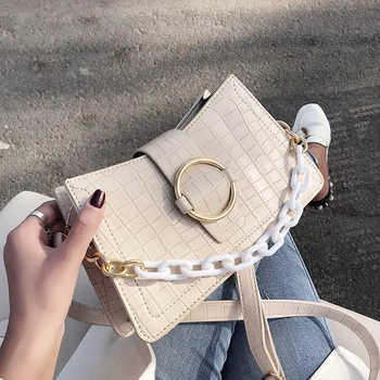 

KYIDER Stone Pattern PU Leather Shoulder Crossbody Bags for Women 2020 Fashion Chain Design Handbags and Purses Lady Totes