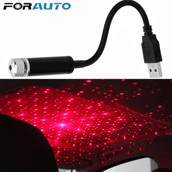 

LED Car Roof Star Light Projector Ambient Star Light Adjustable Multiple Lighting Effects Car USB LED Car Atmosphere Lamp