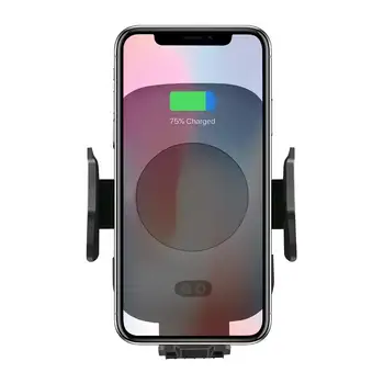 

Fast Wireless Car Charger & Automatic Induction Car Mount Air Vent Phone Holder Cradle, for iPhone 11/ XS/X Samsung S10 S9 S8 S7