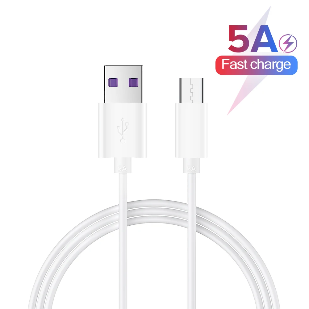 Кабель USB Type-C 5A для Huawei P30 Samsung Galaxy S10 Plus кабель Micro быстрой зарядки 2 4 А планшета Xiaomi