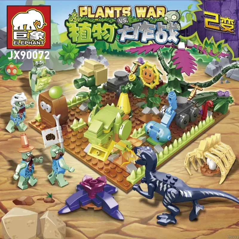 

Plants Vs Zombies Figures Building Blocks PVZ Action Figures Legoinglys Role Play Battles Learning Toys For Children Collection