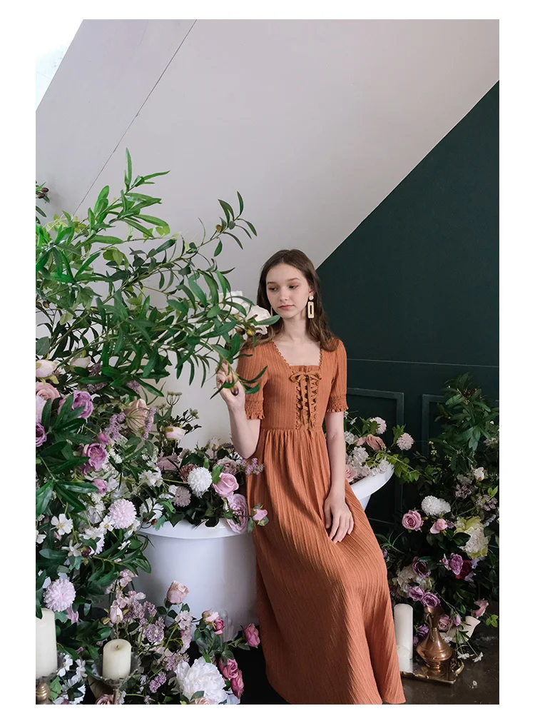 Женские летние элегантные длинные винтажные Ретро платья vestido Женские платья modis vestiti donna повседневные тканые платья
