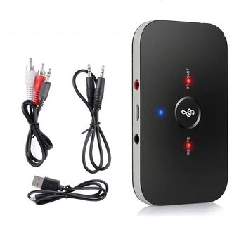 

Bluetooth Transmitter Receiver B6 Wireless Audio Bluetooth Adapter For Headphones Speakers TV 3.5mm Bluetooth 4.2 Music Receiver