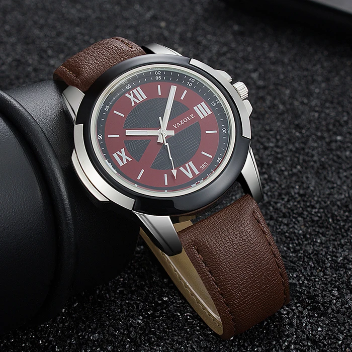 Часы YAZOLE YZL383 Мужские кварцевые люксовые Брендовые спортивные